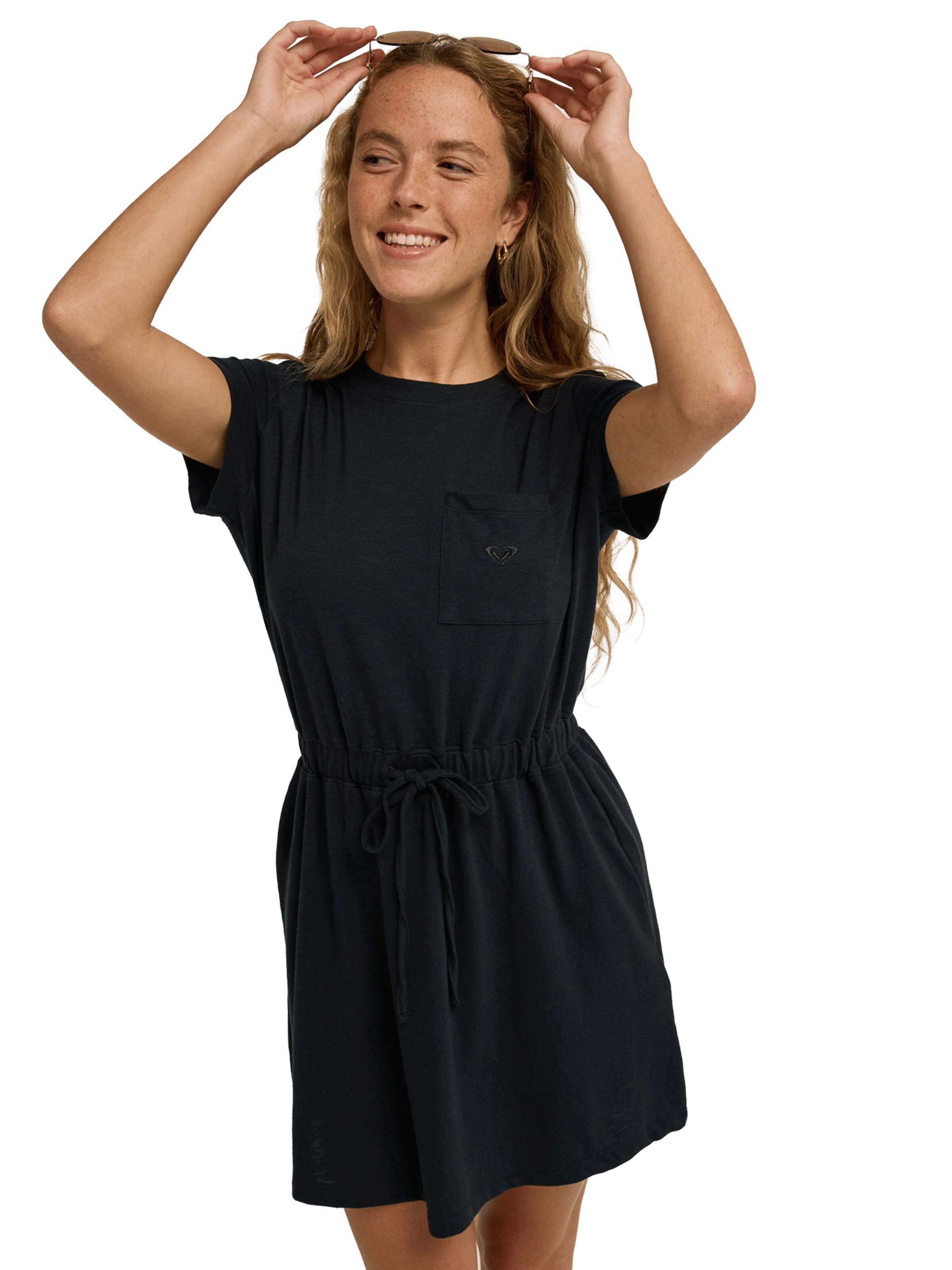 ROXY Dress 'Sunny Expedition' in Black: front