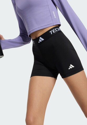 ADIDAS SPORTSWEAR Skinny Sportbroek in Zwart
