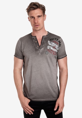 Rusty Neal Shirt in Grey: front