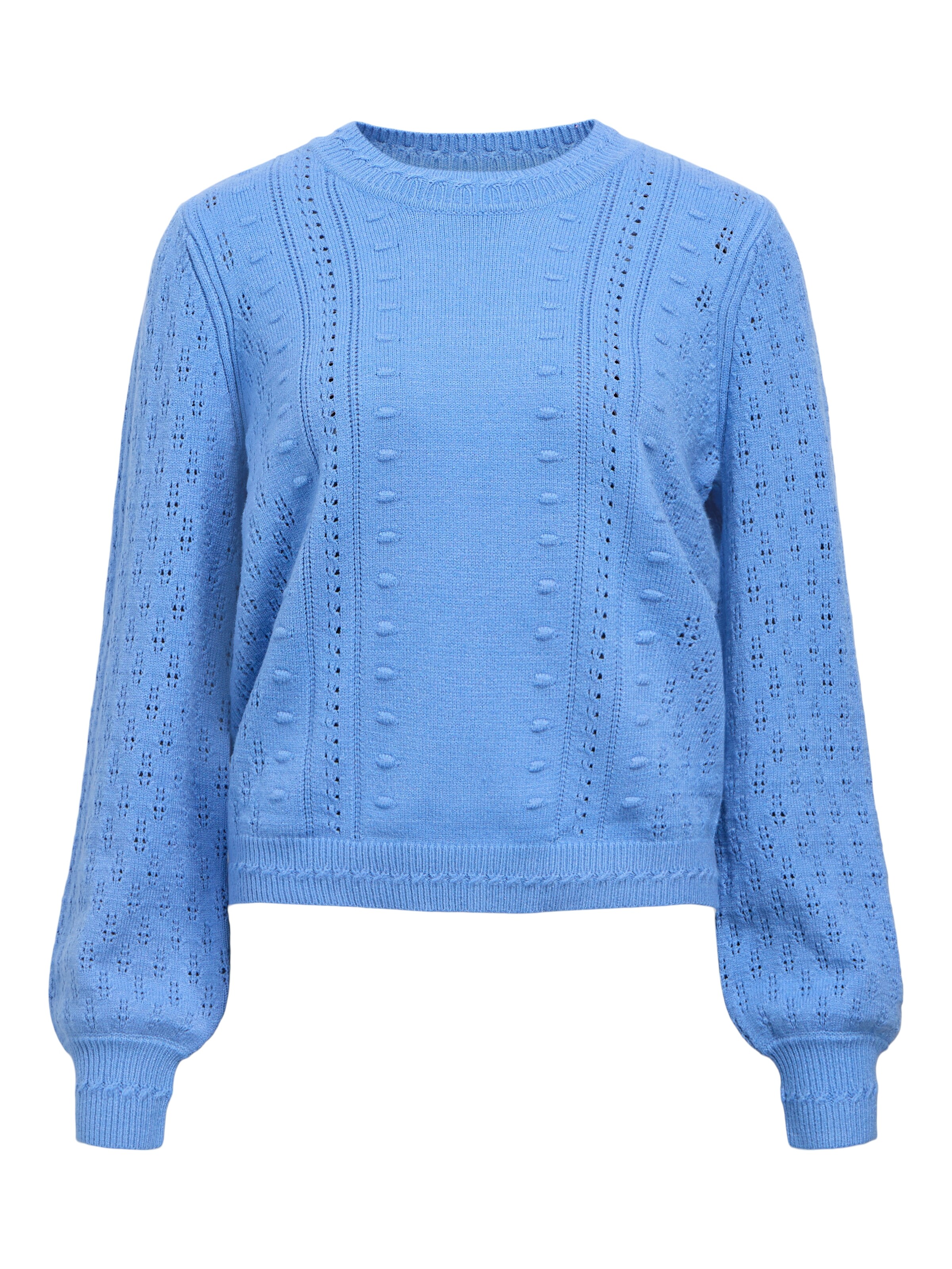 OBJECT Pulover 'OBJInge' | modra barva: sprednja stran