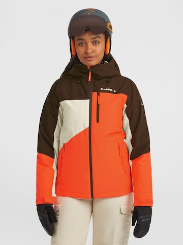 O'NEILL Sportjacke 'Fwc'Cruz Triple' in Braun: Vorderseite