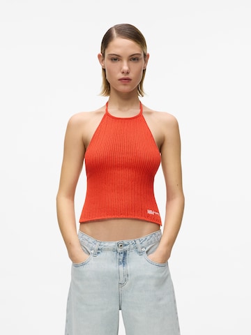 Tops en tricot KARL LAGERFELD JEANS en rouge : devant