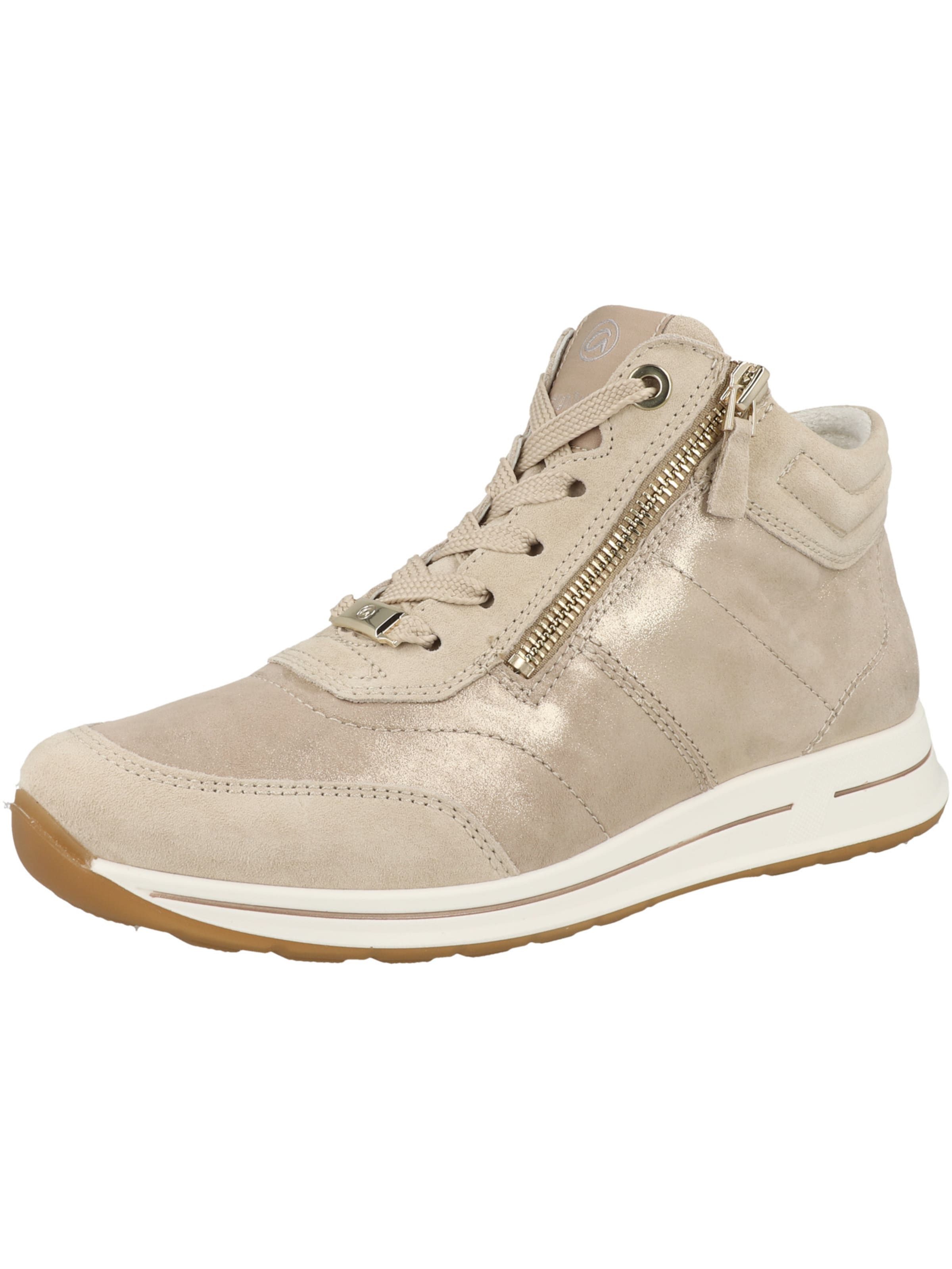 ARA - Sapatilhas altas 'Osaka 2.0' em bege: frente