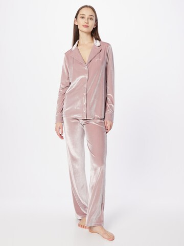 Pyjama 'CATE' GUESS en rose : devant