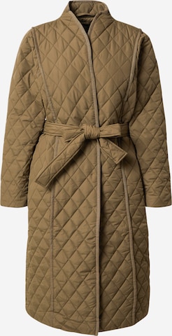 BRUUNS BAZAAR Χειμερινό παλτό 'Azami Dezza' σε πράσινο: μπροστά