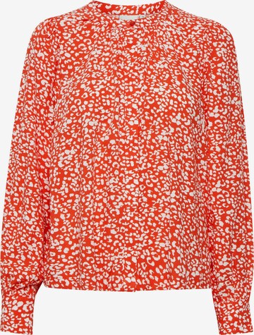 ICHI Blouse 'CAROLINA' in Rood: voorkant