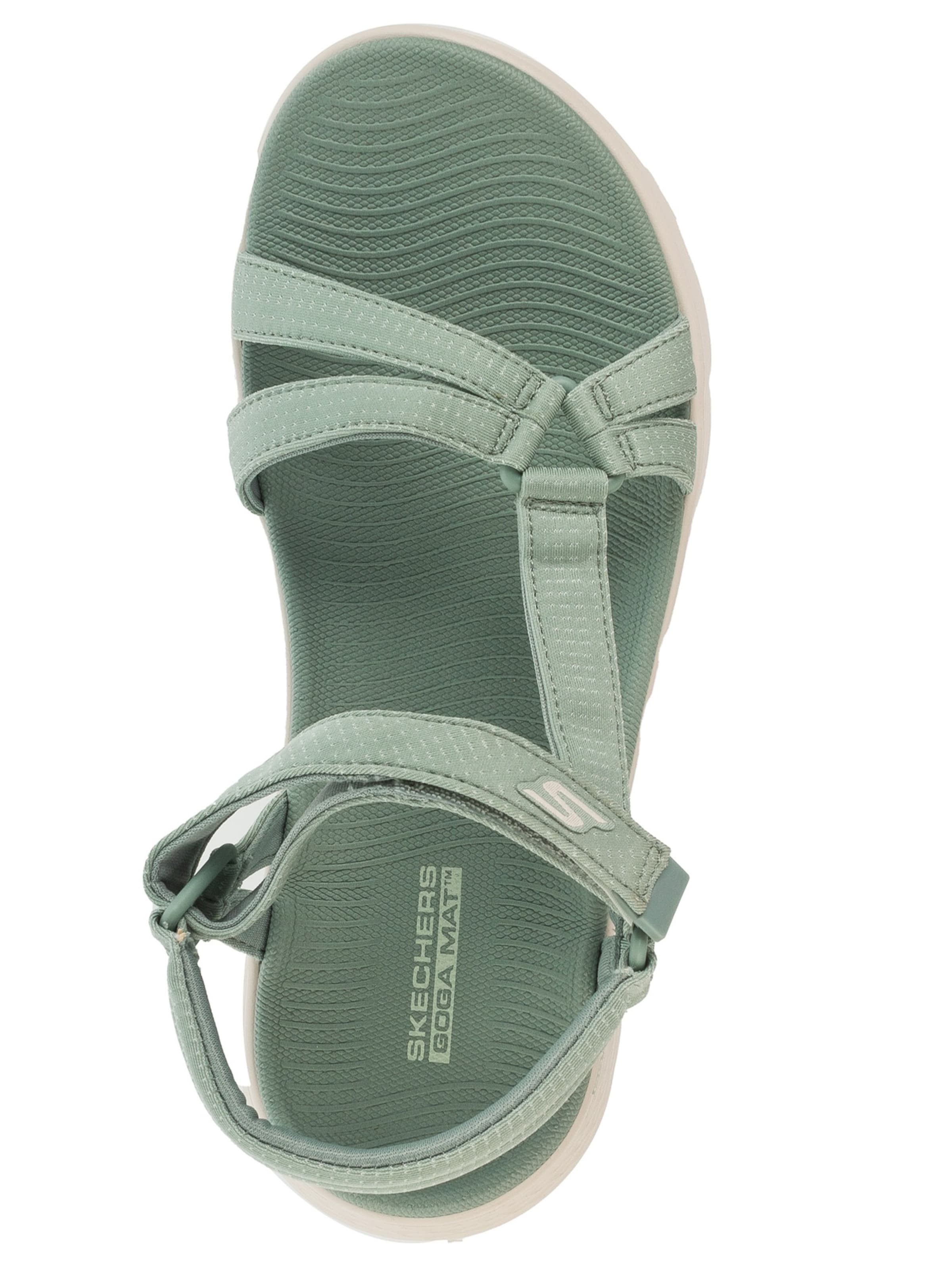 SKECHERS Sandale 'Go Walk Flex'‌‌‌‌‌ in Grün