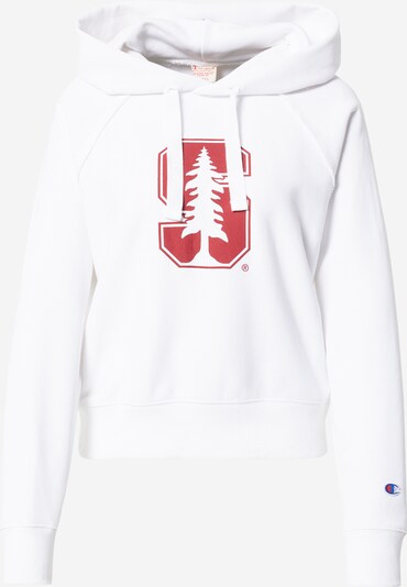 Champion Reverse Weave Sweatshirt in rot / weiß, Produktansicht
