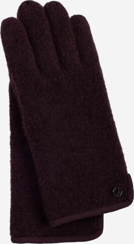 KESSLER Full Finger Gloves 'SASHA' in Brown