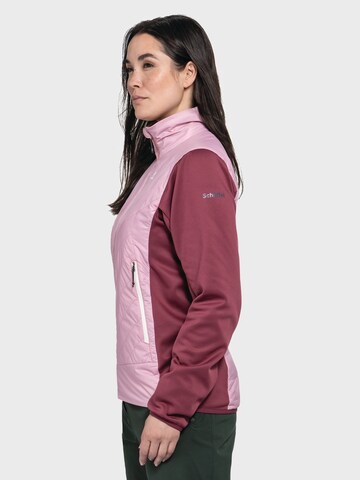 Schöffel Functionele fleece jas 'Cascata WMS' in Roze