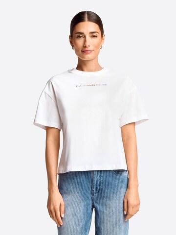 T-shirt Rich & Royal en blanc : devant