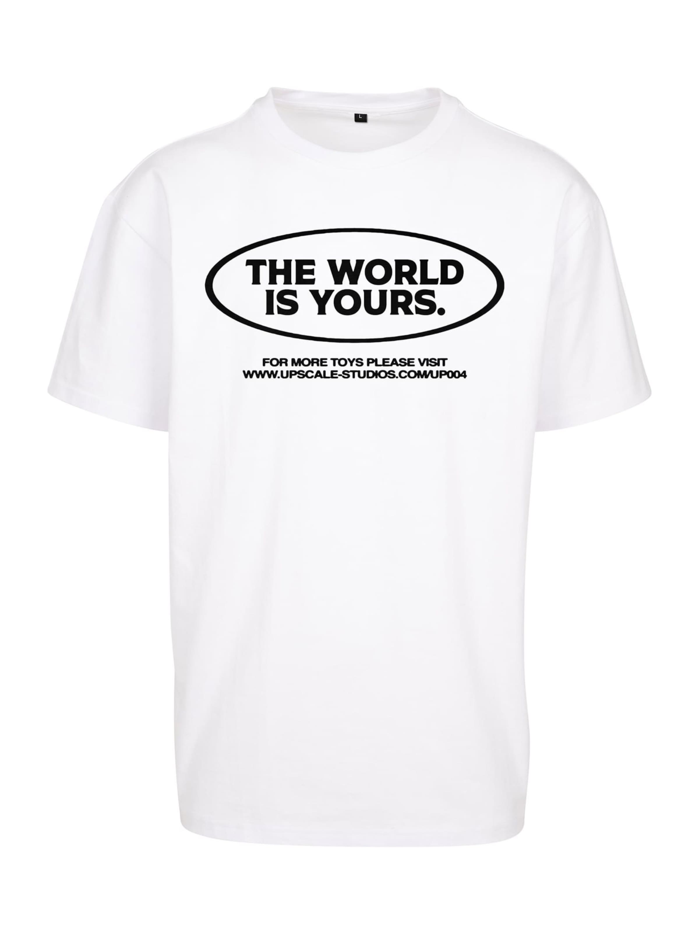 Maglietta 'Money Maker' di Mister Tee in bianco: frontale