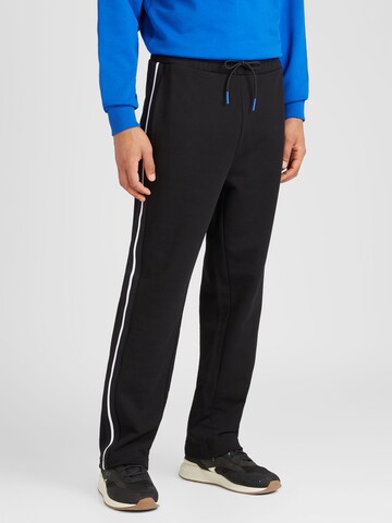 Regular Pantalon 'Nasillas' HUGO Blue en noir : devant