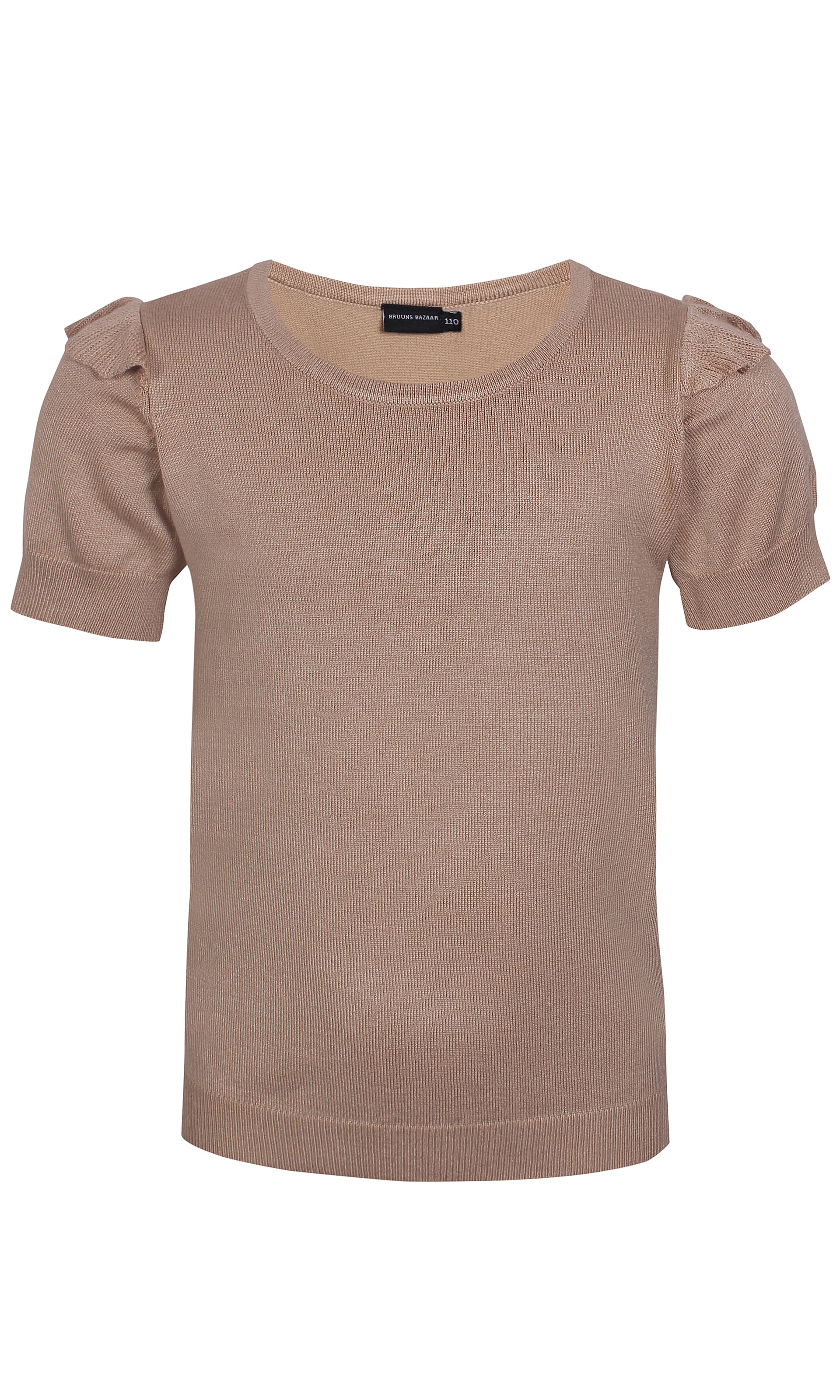 Bruuns Bazaar Kids Särk, värv beež: eest vaates