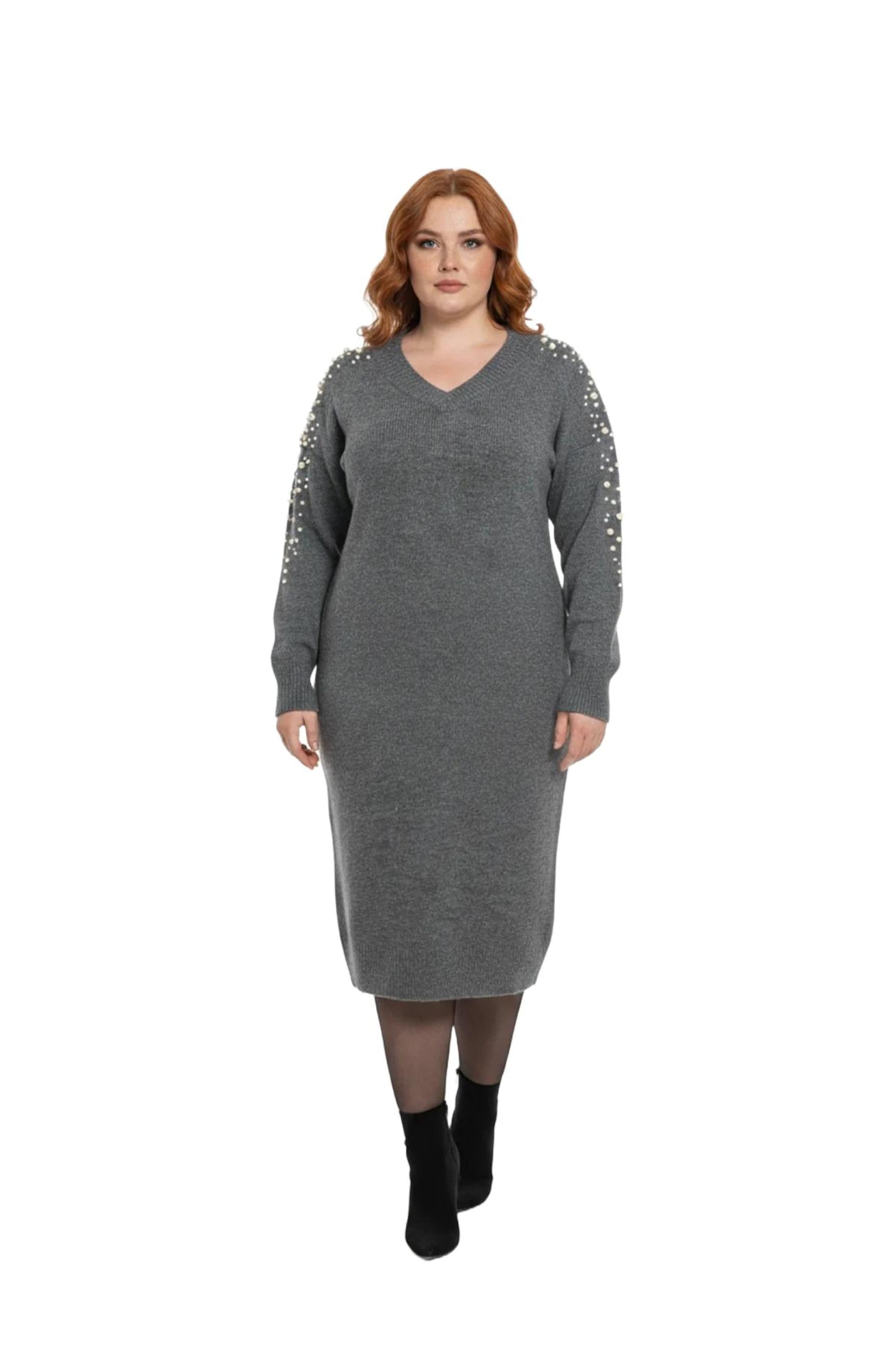 Robe Shape Of You en gris : devant