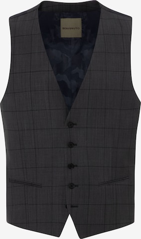 BENVENUTO Vest 'Umberto' in Grey: front