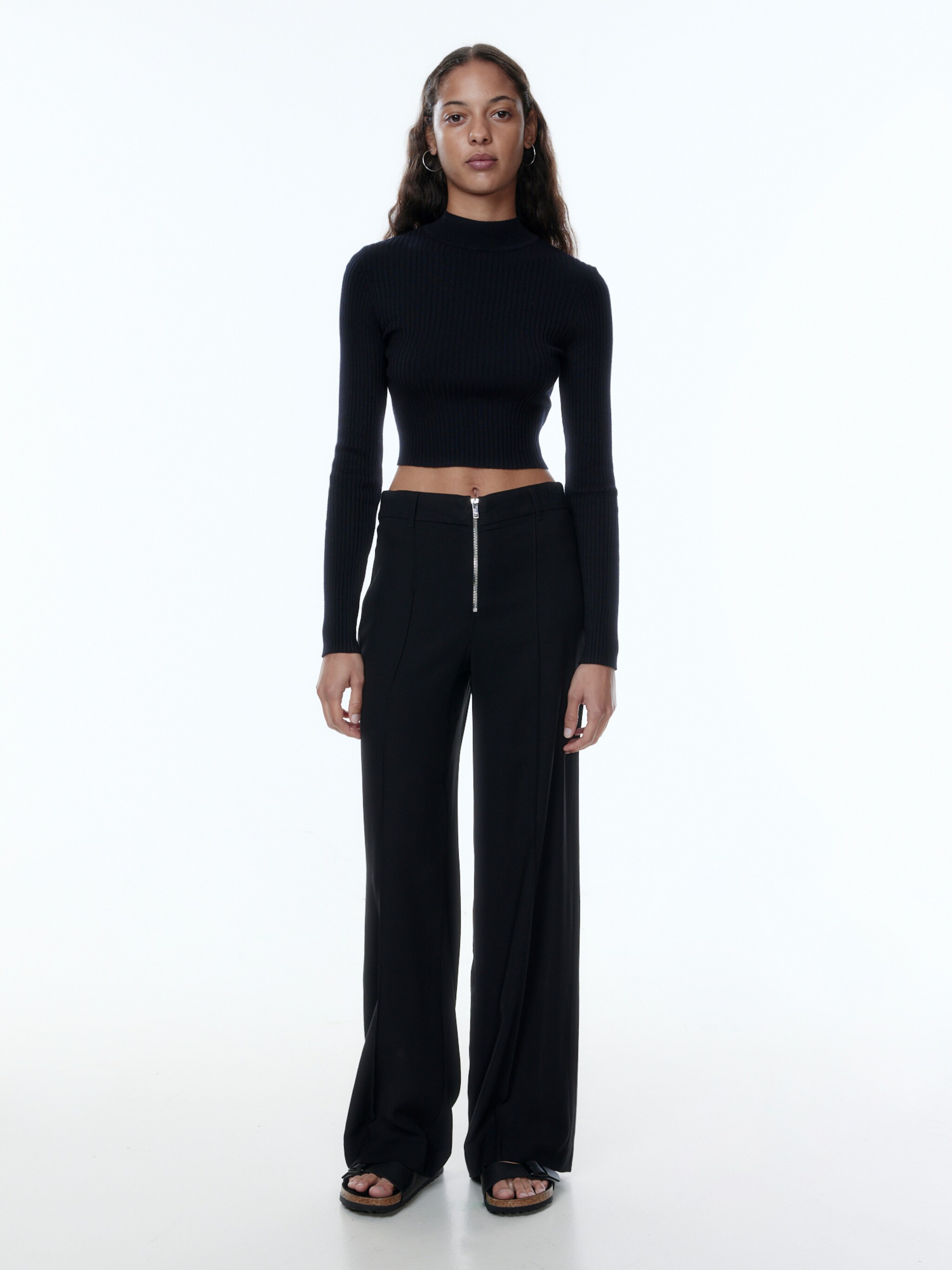 EDITED Producten Broek 'Lean' Zwart