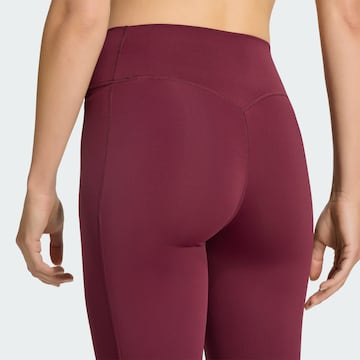 ADIDAS PERFORMANCE Skinny Παντελόνι φόρμας 'Optime' σε κόκκινο