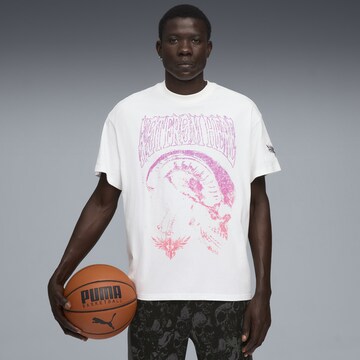 PUMA Functioneel shirt 'LaMelo' in Wit: voorkant