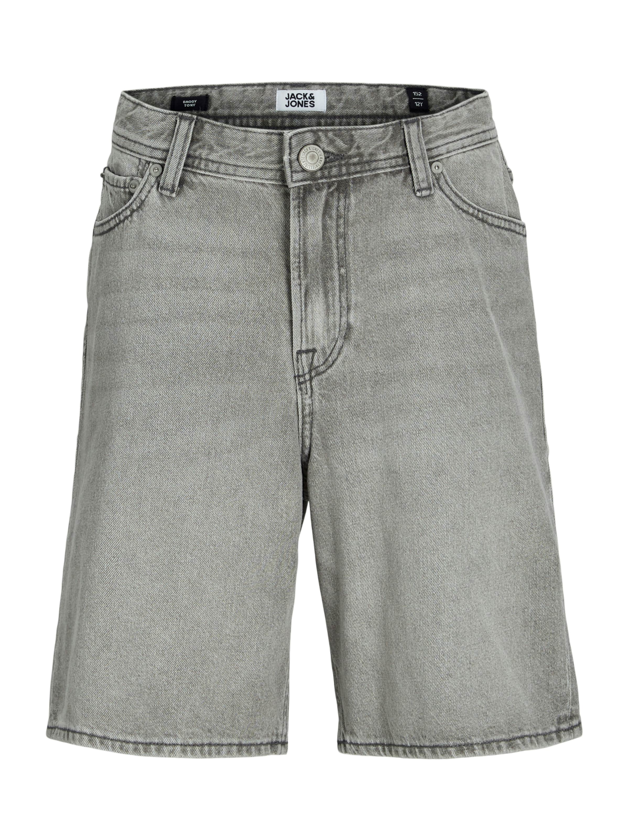 Jack & Jones Junior Loose fit Jeans 'JJITONY' in Grey: front