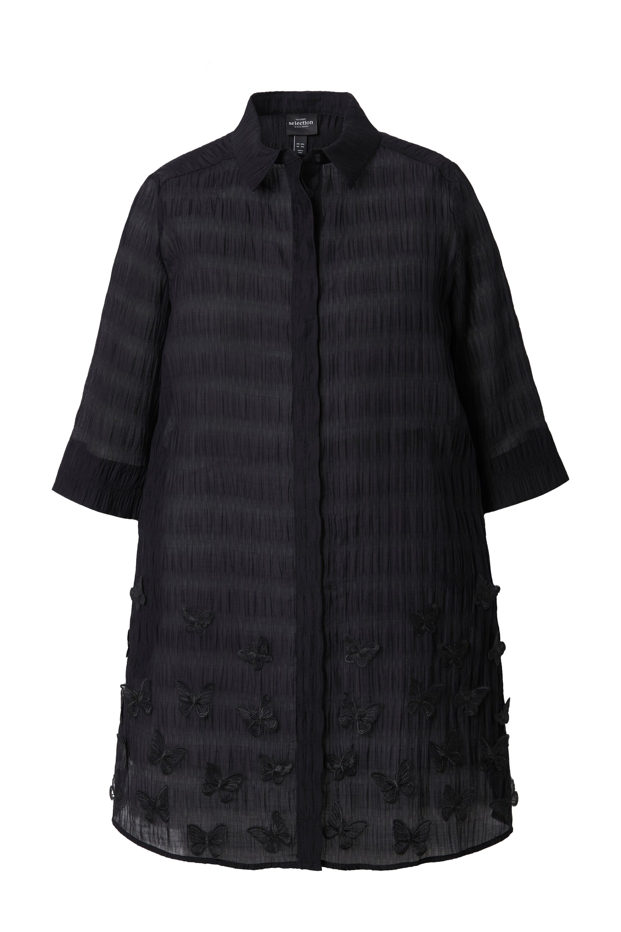 Ulla Popken Tunic in Black: front