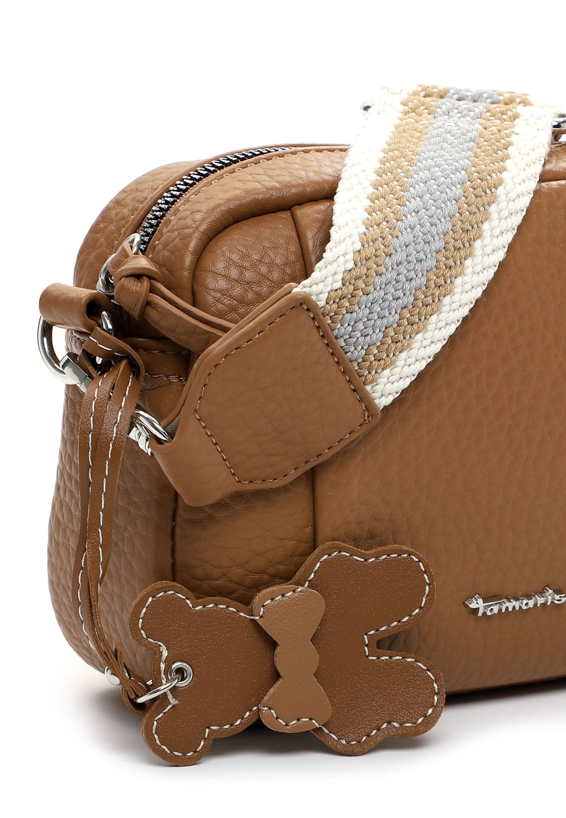 Tamaris Skuldertaske 'Katrina' i gul