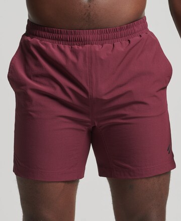 Superdry Regular Shorts in Rot