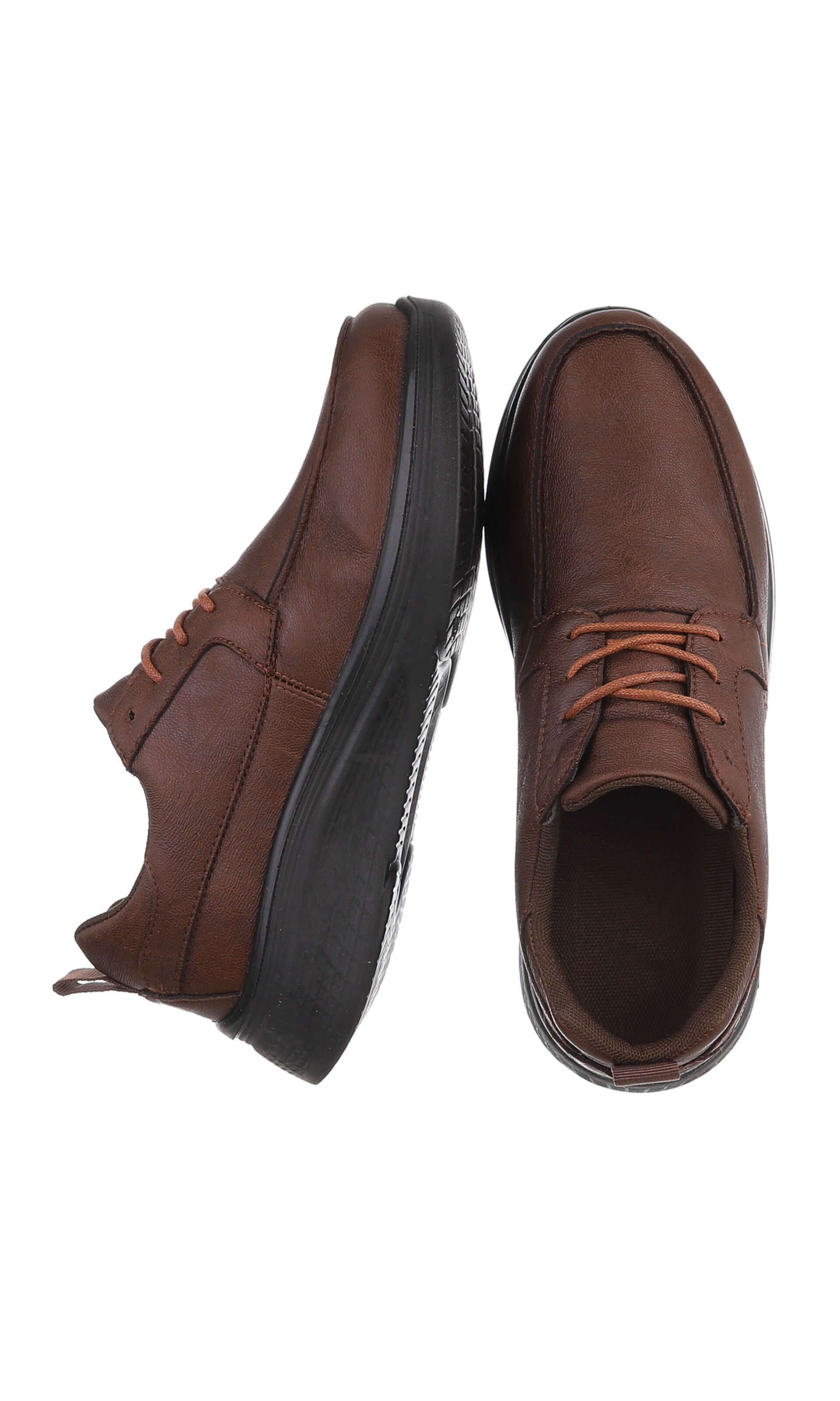 CoolWalk Lace-Up Shoes in Brown