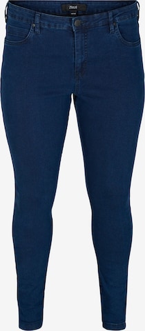 Zizzi Jeans 'Amy' in Blauw: voorkant