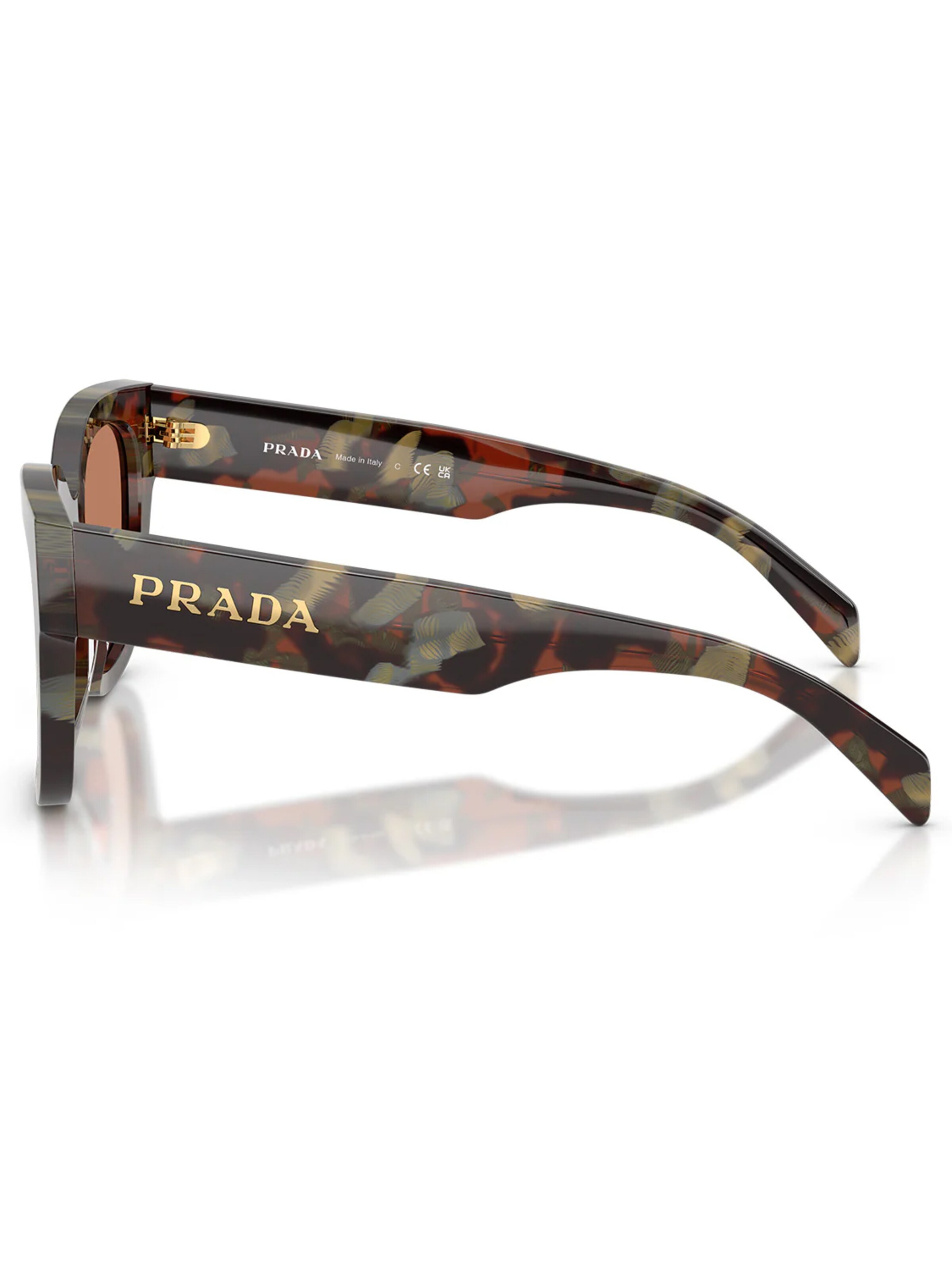 PRADA Zonnebril 'PRC04S 22F90Q' in Bruin