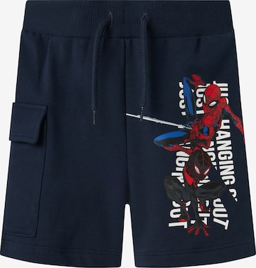 NAME IT - regular Pantalón 'NMMMo Spider' en azul: frente