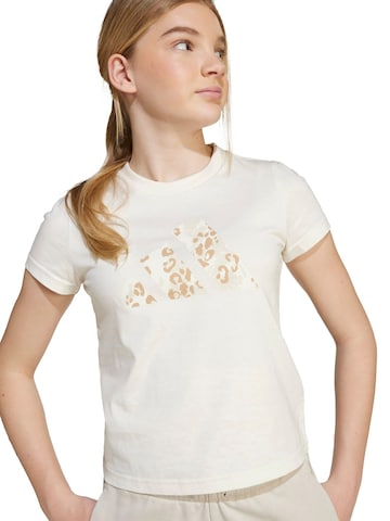 T-Shirt fonctionnel ADIDAS SPORTSWEAR en marron : devant