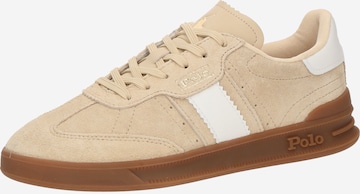 Baskets basses 'AERA' Polo Ralph Lauren en beige : devant