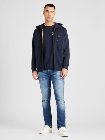 BOSS Sweatjacke in Blau