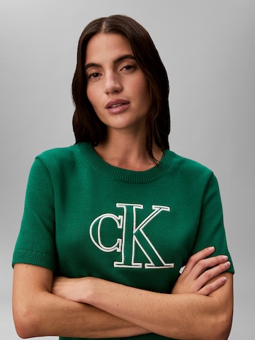 Calvin Klein Jeans Pullover in Grün