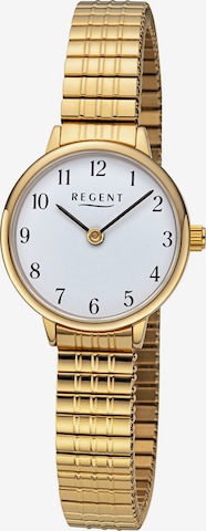 REGENT Analog Watch in Gold: front