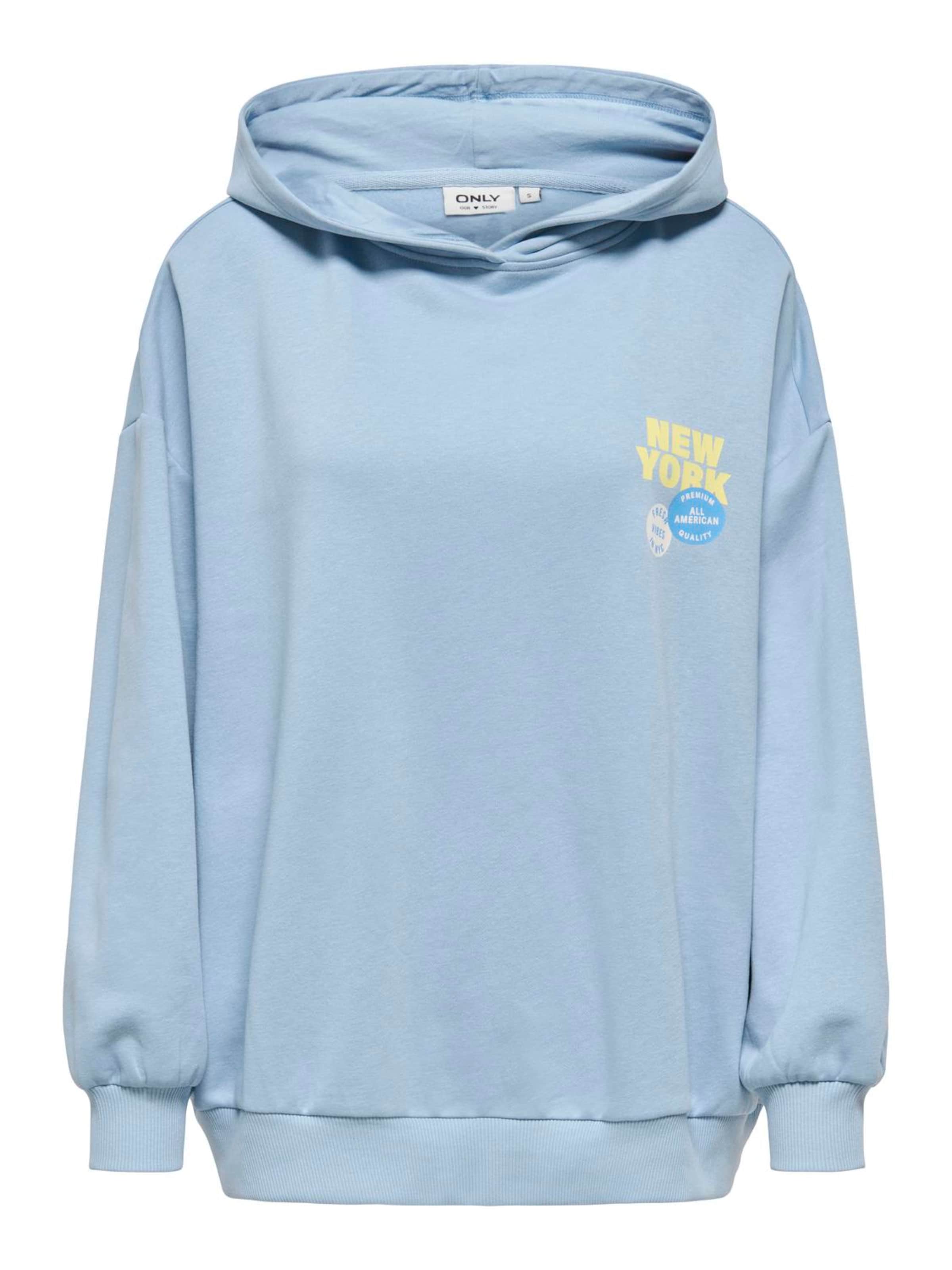 ONLY Hoodie in Blau: Vorderseite