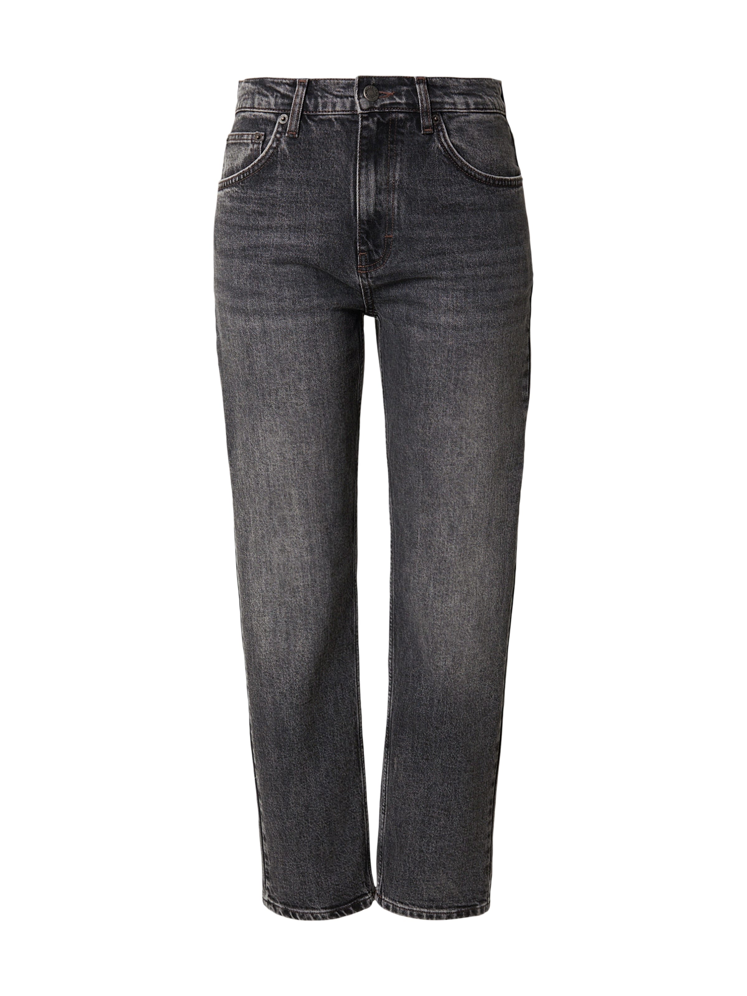 TOPSHOP Regular Jeans 'KARLA' in Black: front