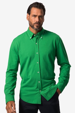 JAY-PI Regular fit Button Up Shirt in Green: front