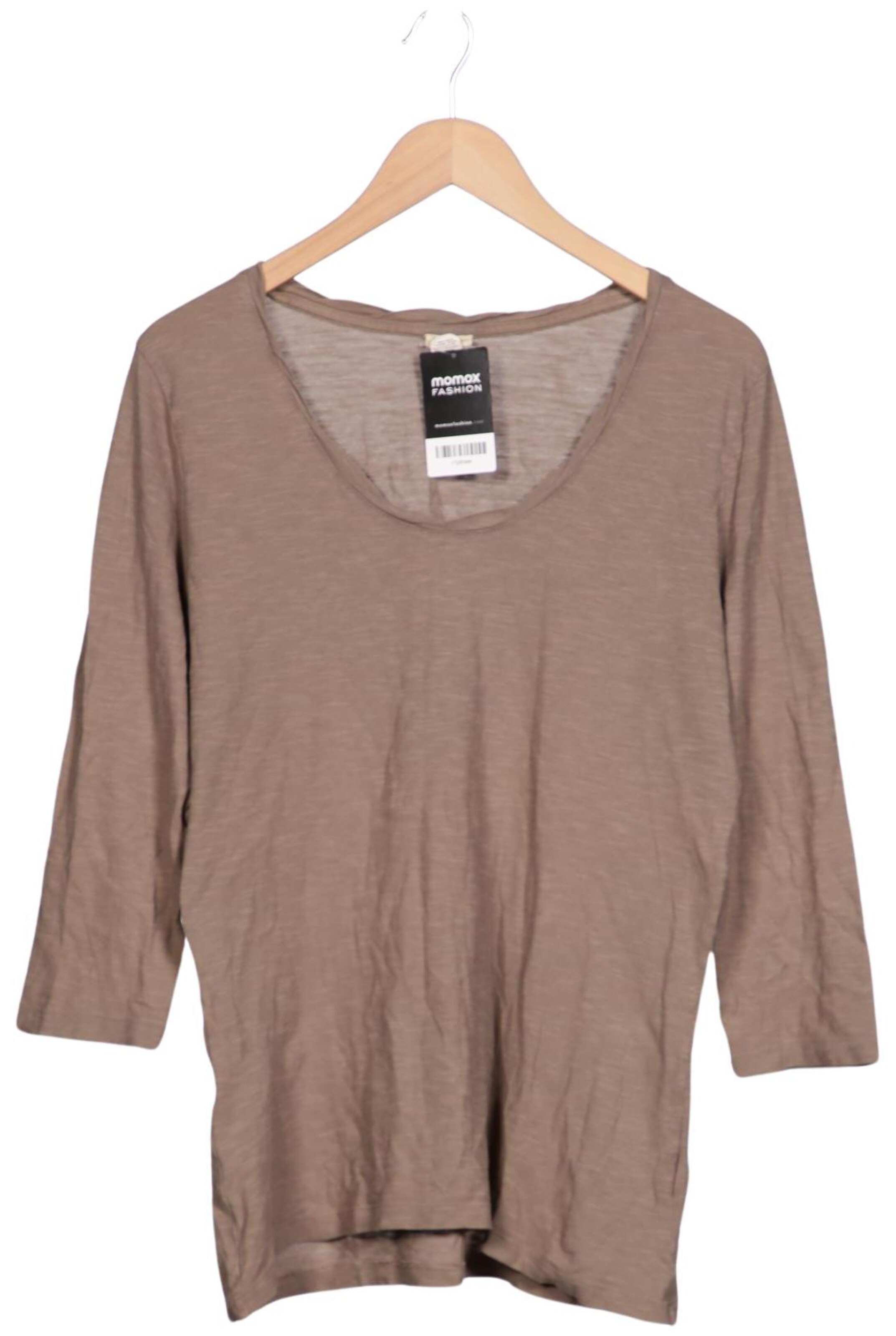 hessnatur Top & Shirt in L in Brown: front