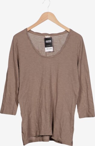 hessnatur Top & Shirt in L in Brown: front