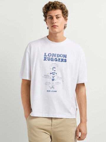 Pepe Jeans Shirt in Wit: voorkant