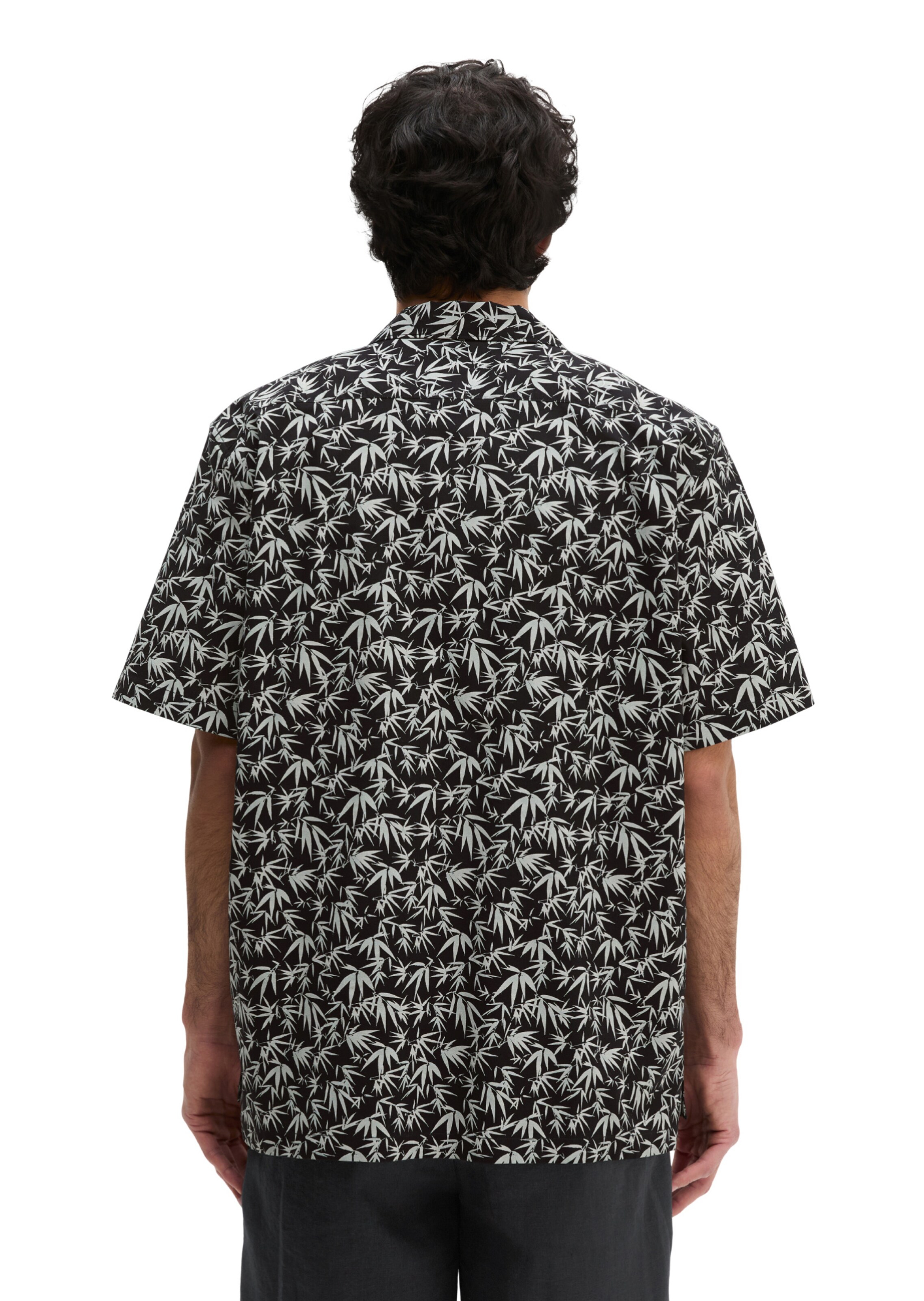 Marc O'Polo Regular Fit Hemd in Schwarz