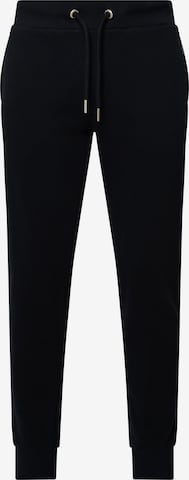 Superdry Tapered Broek 'Vintage' in Zwart: voorkant