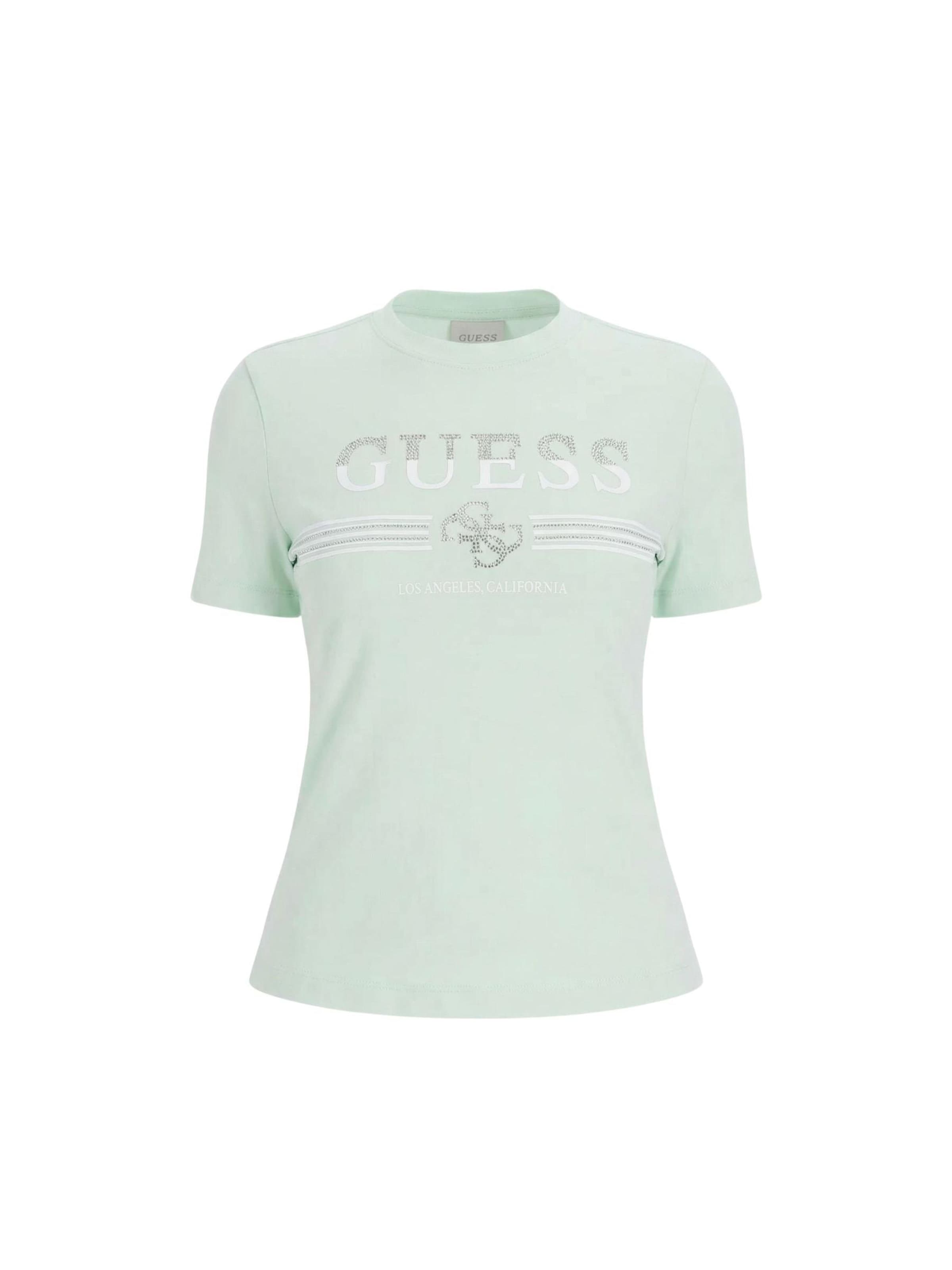 GUESS T-Shirt in Grün: Vorderseite