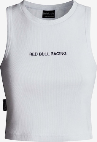 Red Bull Racing x Pepe Jeans Shirt in Wit: voorkant