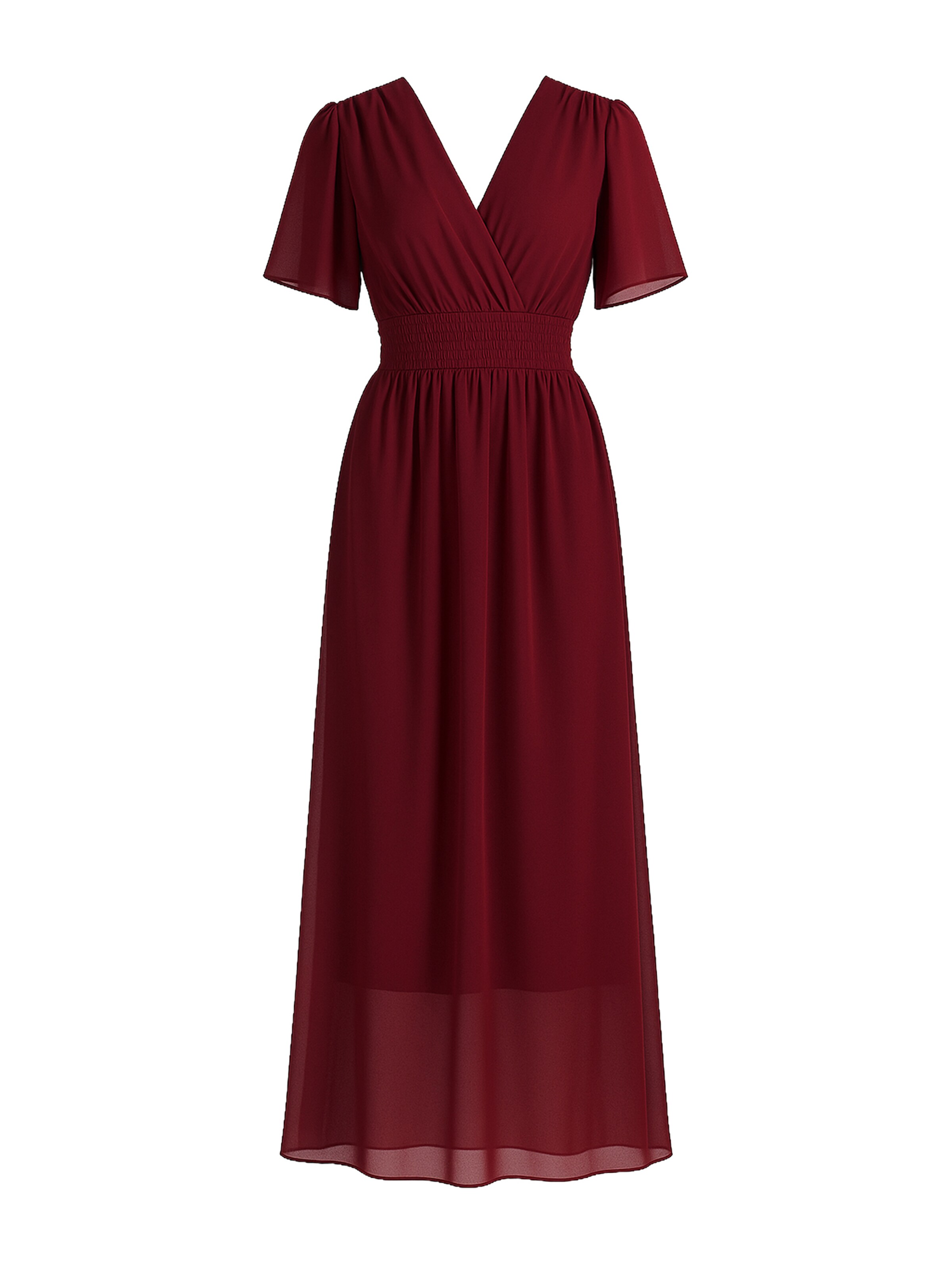 Robe Elara en rouge : devant