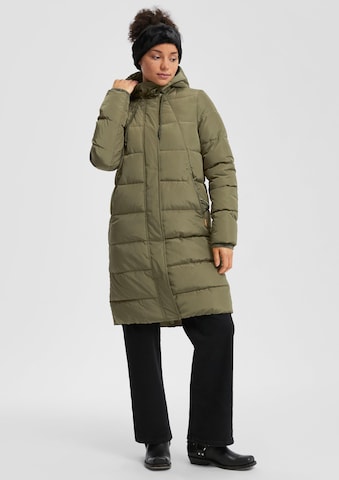 žalia QS Žieminis paltas