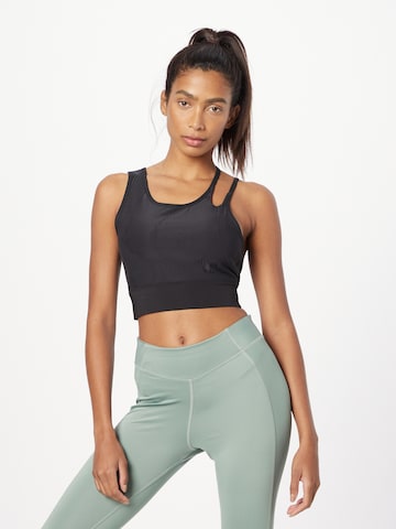 Reebok Sporttop in Zwart: voorkant