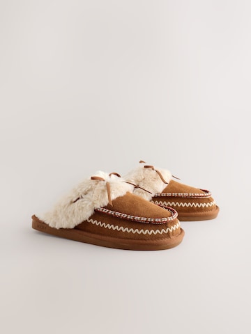 Next Тапки в Коричневый